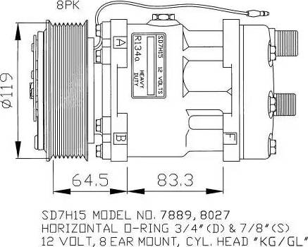 NRF 32133G - Kompresor, klima-Uređaj www.molydon.hr