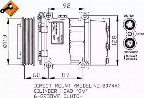 NRF 32170G - Kompresor, klima-Uređaj www.molydon.hr