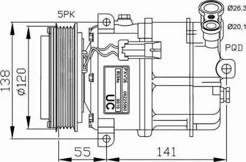 NRF 32313G - Kompresor, klima-Uređaj www.molydon.hr