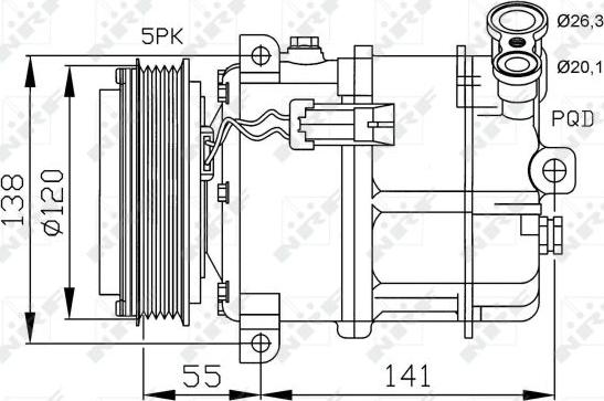 NRF 32313 - Kompresor, klima-Uređaj www.molydon.hr