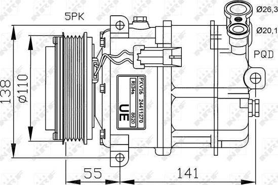 NRF 32312G - Kompresor, klima-Uređaj www.molydon.hr