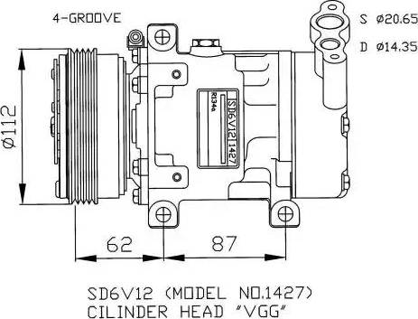 NRF 32253G - Kompresor, klima-Uređaj www.molydon.hr