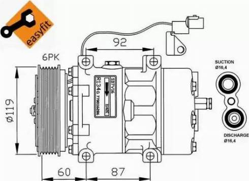 NRF 32210G - Kompresor, klima-Uređaj www.molydon.hr