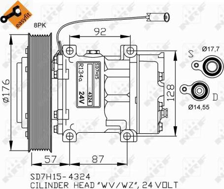 NRF 32700G - Kompresor, klima-Uređaj www.molydon.hr