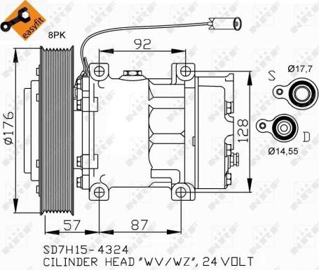 NRF 32700 - Kompresor, klima-Uređaj www.molydon.hr