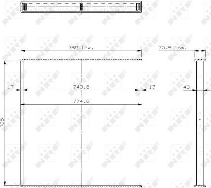 NRF 29628 - Sace hladnjaka, hladjenje motora www.molydon.hr