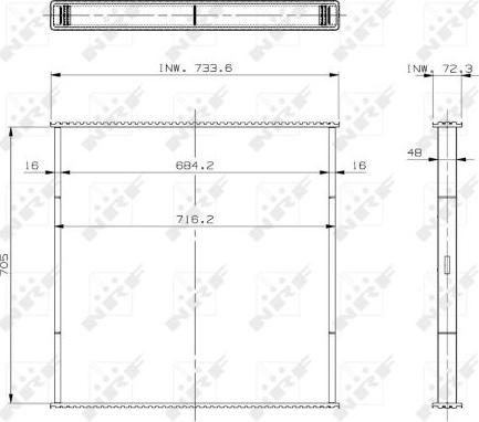 NRF 29798 - Sace hladnjaka, hladjenje motora www.molydon.hr