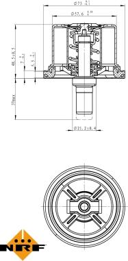 NRF 725099 - Termostat, rashladna tekućinu www.molydon.hr