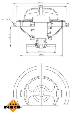 NRF 725096 - Termostat, rashladna tekućinu www.molydon.hr