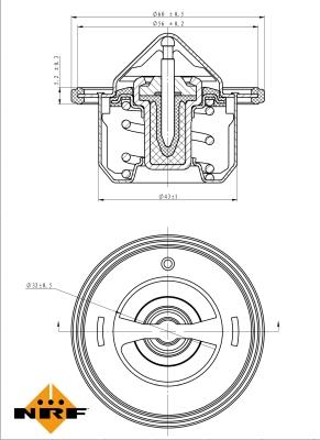 NRF 725097 - Termostat, rashladna tekućinu www.molydon.hr