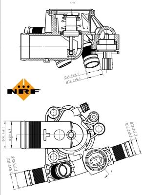 NRF 725045 - Termostat, rashladna tekućinu www.molydon.hr