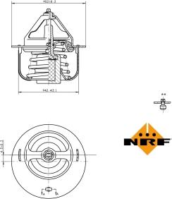 NRF 725057 - Termostat, rashladna tekućinu www.molydon.hr