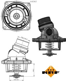 NRF 725002 - Termostat, rashladna tekućinu www.molydon.hr