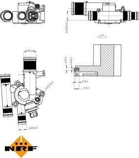 NRF 725011 - Termostat, rashladna tekućinu www.molydon.hr