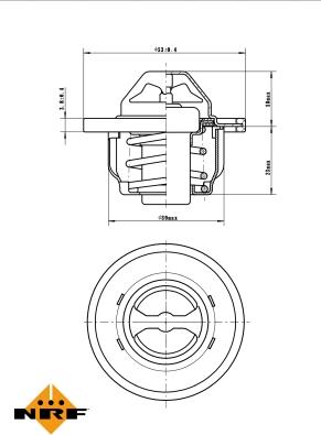 NRF 725089 - Termostat, rashladna tekućinu www.molydon.hr