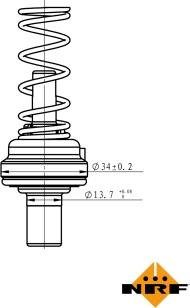 NRF 725085 - Termostat, rashladna tekućinu www.molydon.hr