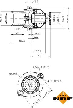 NRF 725035 - Termostat, rashladna tekućinu www.molydon.hr