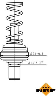 NRF 725195 - Termostat, rashladna tekućinu www.molydon.hr