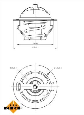 NRF 725181 - Termostat, rashladna tekućinu www.molydon.hr