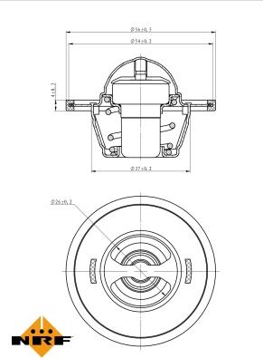 NRF 725135 - Termostat, rashladna tekućinu www.molydon.hr