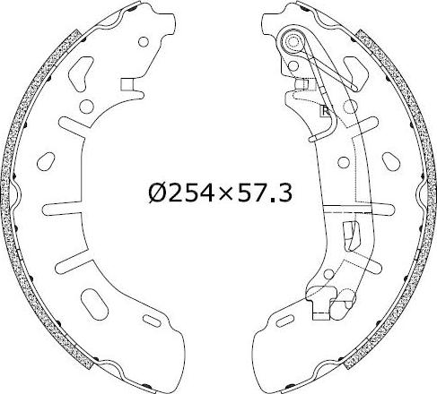 Omnicraft 2255861 - Komplet kočnica, bubanj kočnice www.molydon.hr