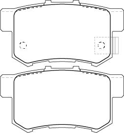 Omnicraft QBR156 - Komplet Pločica, disk-kočnica www.molydon.hr