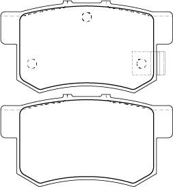 Omnicraft QBR128 - Komplet Pločica, disk-kočnica www.molydon.hr