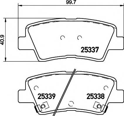 Onnuri GBPH-144 - Komplet Pločica, disk-kočnica www.molydon.hr