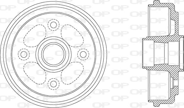 Open Parts BAD9051.40 - Bubanj kočnica www.molydon.hr