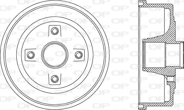 Open Parts BAD9061.30 - Bubanj kočnica www.molydon.hr