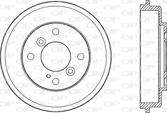 Open Parts BAD9084.10 - Bubanj kočnica www.molydon.hr