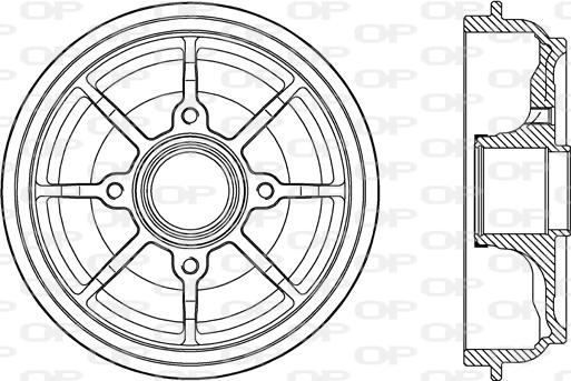 Open Parts BAD9086.30 - Bubanj kočnica www.molydon.hr