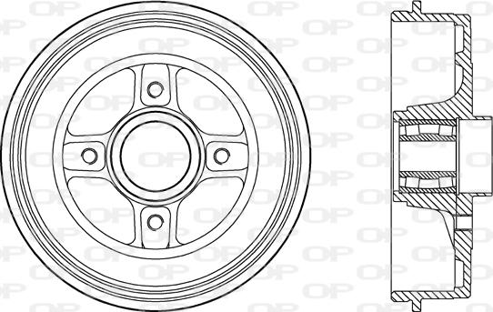 Open Parts BAD9088.31 - Bubanj kočnica www.molydon.hr