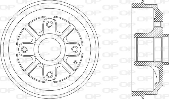 Open Parts BAD9027.30 - Bubanj kočnica www.molydon.hr