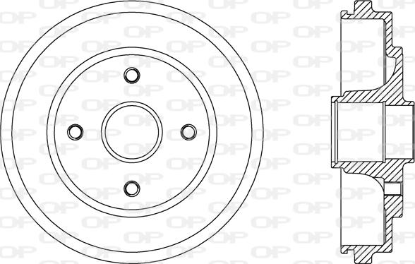 Open Parts BAD9076.30 - Bubanj kočnica www.molydon.hr