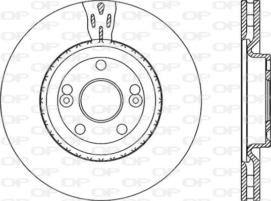 Open Parts BDA1957.20 - Kočioni disk www.molydon.hr