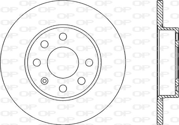 Open Parts BDA1967.10 - Kočioni disk www.molydon.hr