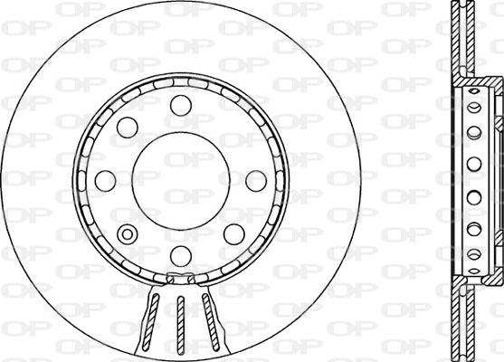 Open Parts BDA1904.20 - Kočioni disk www.molydon.hr