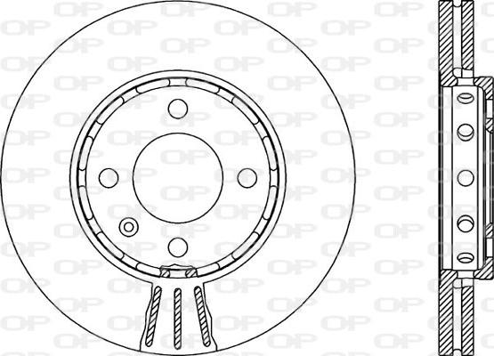 Open Parts BDR1905.20 - Kočioni disk www.molydon.hr