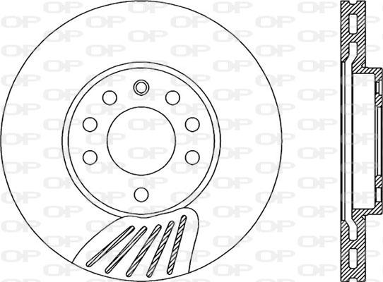 Open Parts BDA1908.20 - Kočioni disk www.molydon.hr