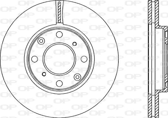 Open Parts BDA1919.20 - Kočioni disk www.molydon.hr