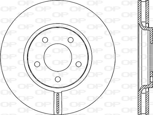 Open Parts BDR1981.20 - Kočioni disk www.molydon.hr