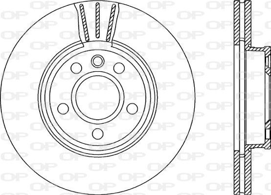 Open Parts BDR1937.20 - Kočioni disk www.molydon.hr