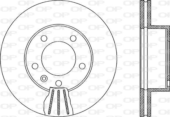 Open Parts BDA1979.20 - Kočioni disk www.molydon.hr