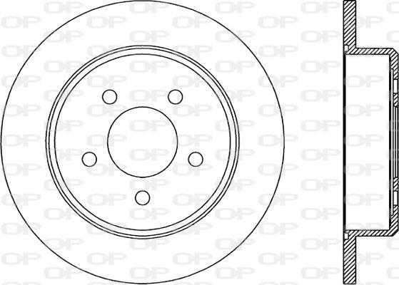 Open Parts BDA1972.10 - Kočioni disk www.molydon.hr