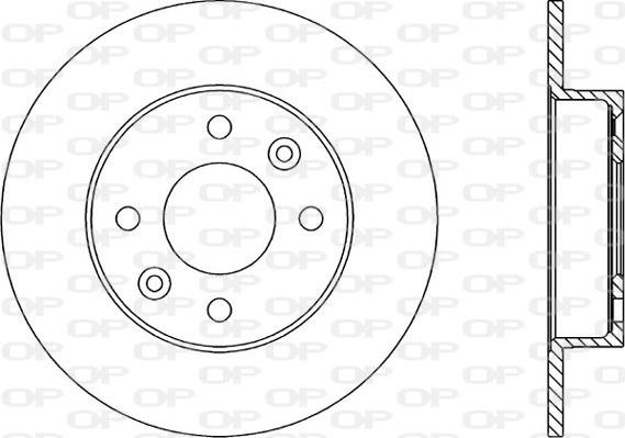 Open Parts BDA1447.10 - Kočioni disk www.molydon.hr