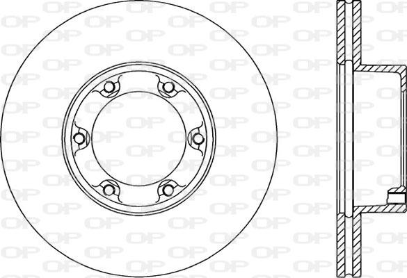 Open Parts BDA1451.20 - Kočioni disk www.molydon.hr