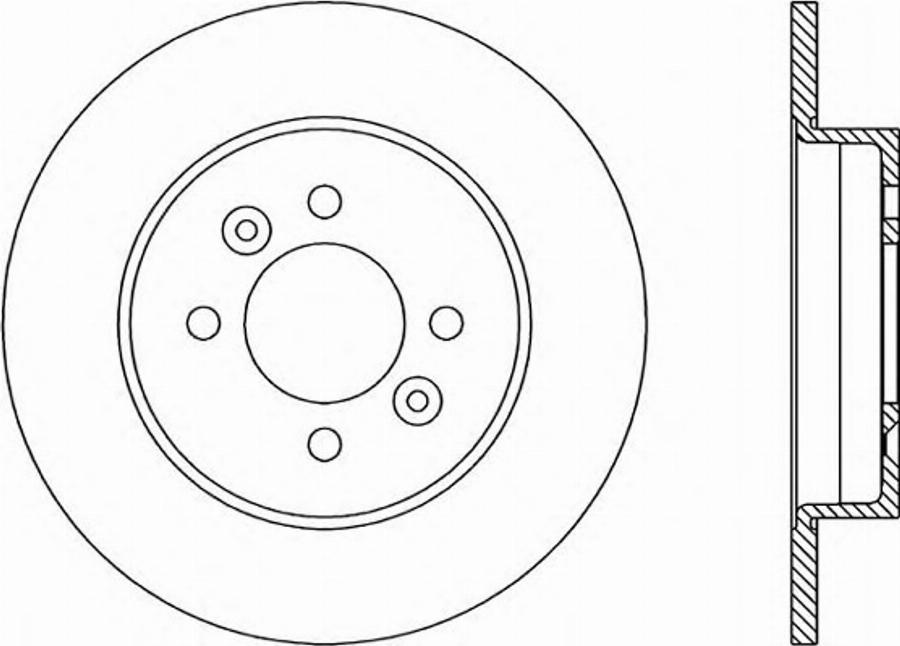 Open Parts BDA1466.10 - Kočioni disk www.molydon.hr