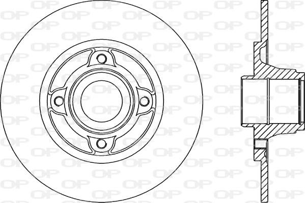 Open Parts BDA1461.10 - Kočioni disk www.molydon.hr