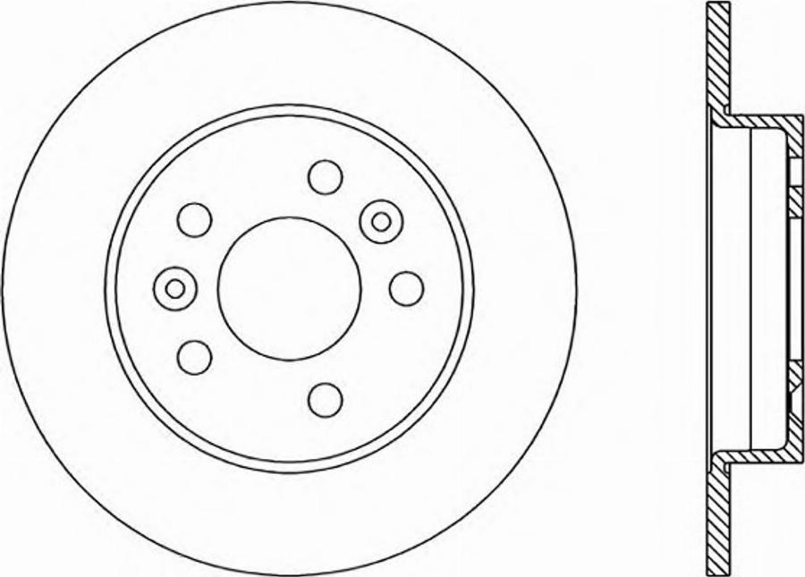 Open Parts BDA1467.10 - Kočioni disk www.molydon.hr